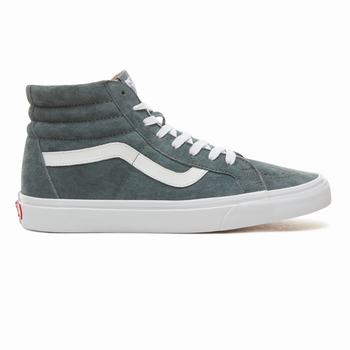 Damske Kotnikove Tenisky Vans Suede Sk8-Hi Reissue Biele VA16NFOIB